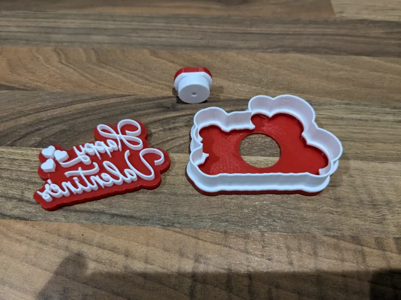 Happy Valentines Text with Heart