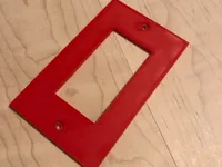 Gabarit de plaque d'interrupteur et de prise pour menuiserie — photo 1