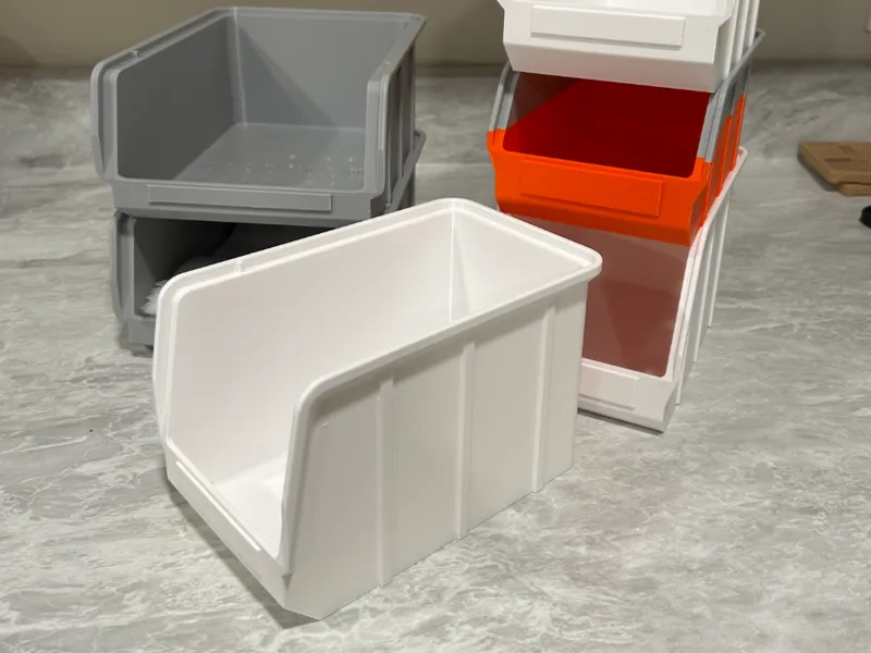 Stacking, Scalable Storage Bins, No Support needed