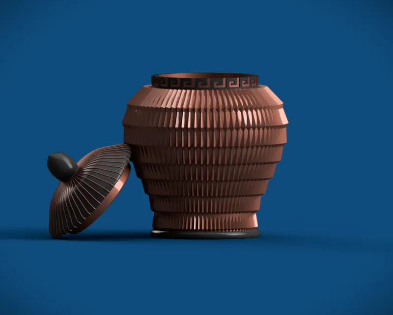 Oriental Style Vase