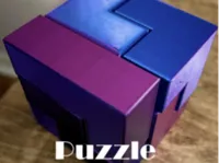 2.5 x 2.5 x 2.5 inch cube