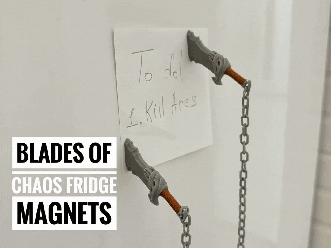 Blades of chaos - fridge magnet