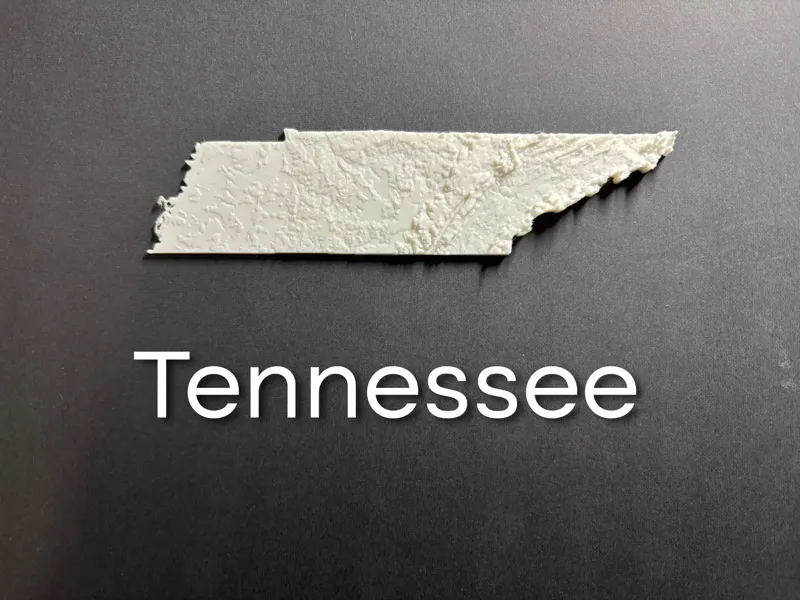 State of Tennessee terrain