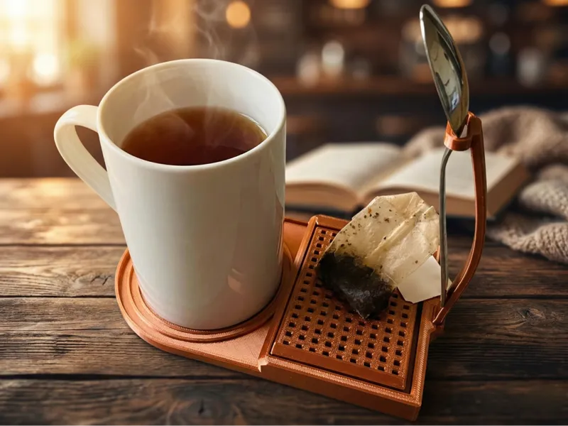 Tee & Kaffee Untersetzer (Beutel- & Löffelablage)