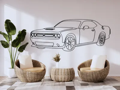 Dodge Challenger Wall Art