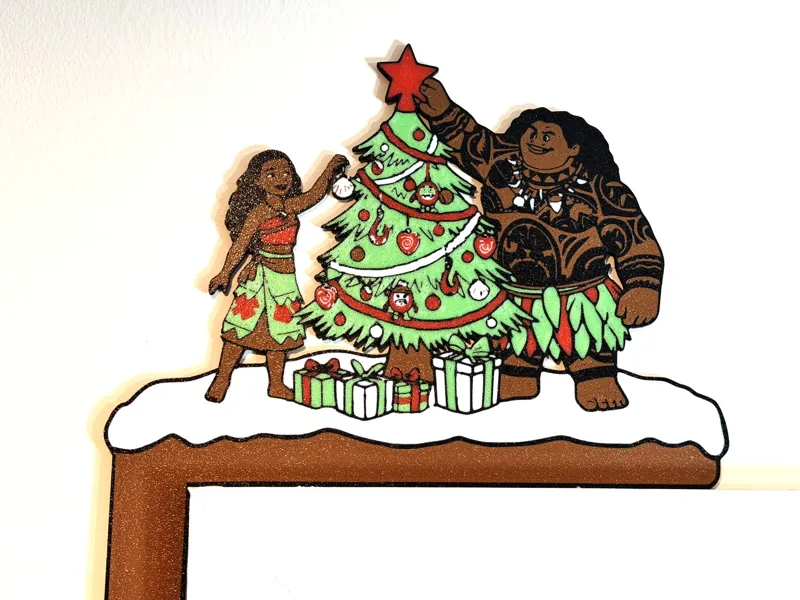 Moana-Inspired Christmas Corner