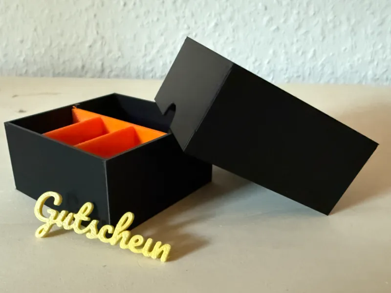 Gift Box with Lid Board Games Inlay