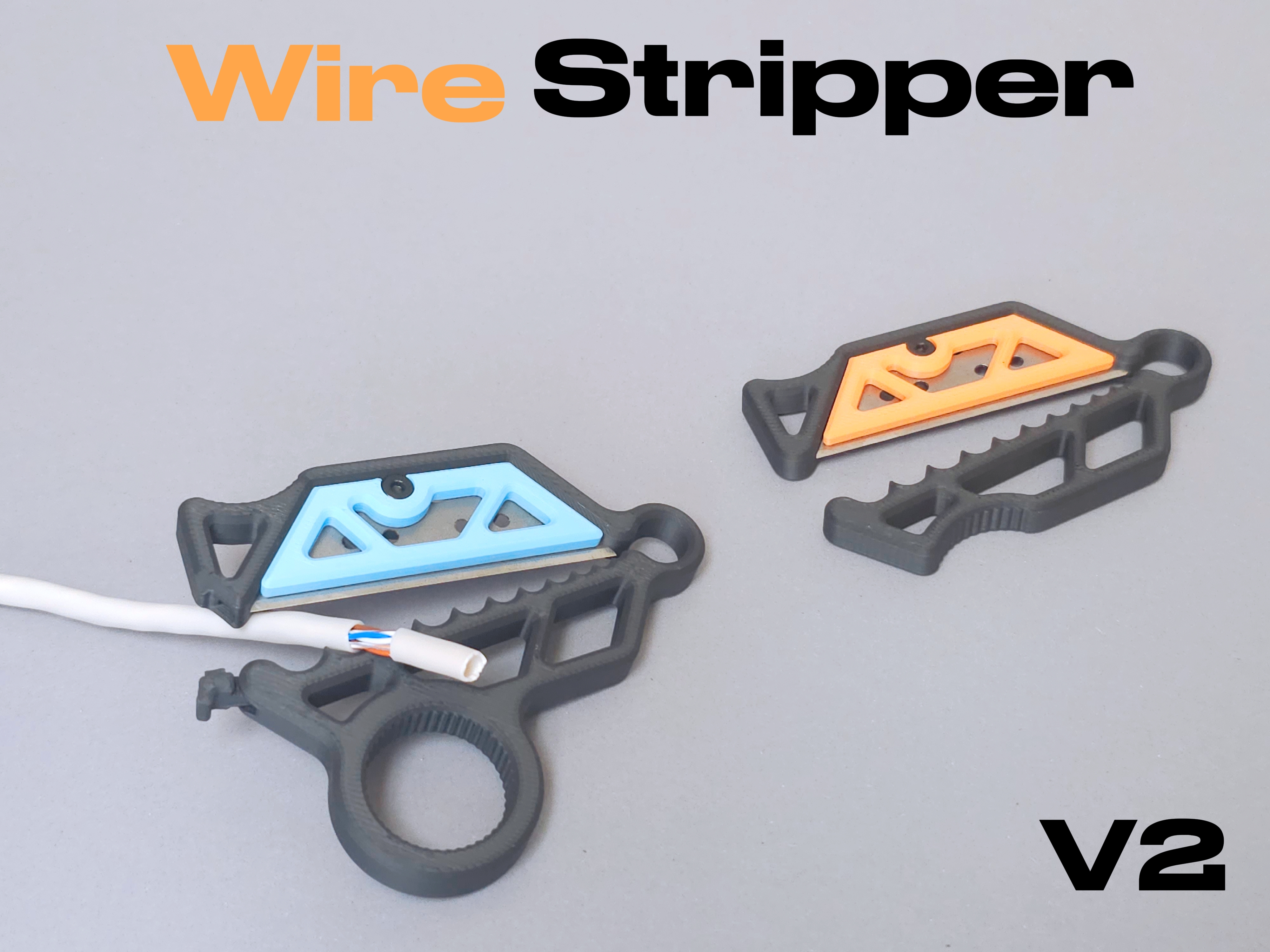 Miniatura 1 do modelo 3D Wire Stripper V2