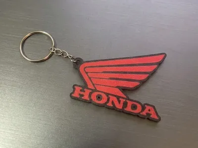 Honda Wing Logo Keychain