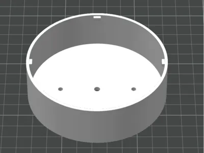 Loxone smoke detector mounting bracket