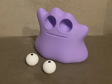Accesorio para impresora 3D: Goofy series – DITTO Movable Eyes NO AMS pokemon — vista de referencia 4