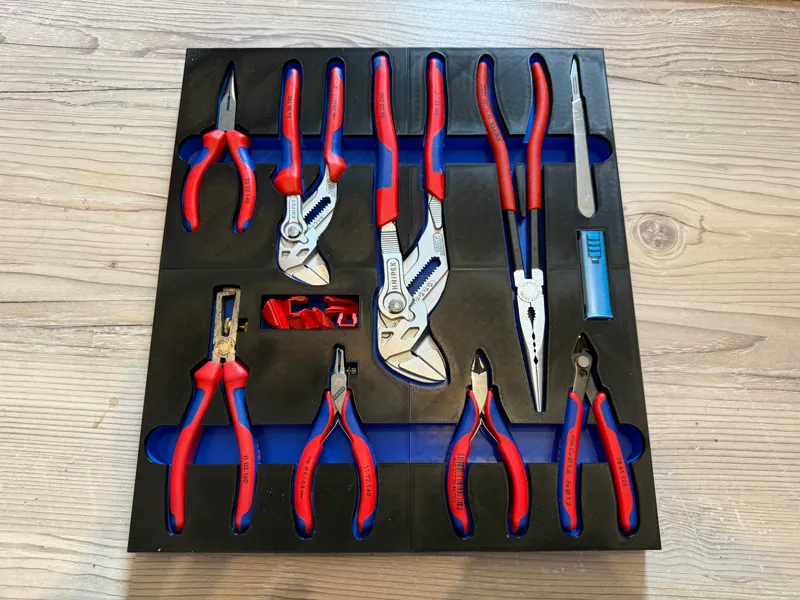 Shadowboard für Knipex Zangen
