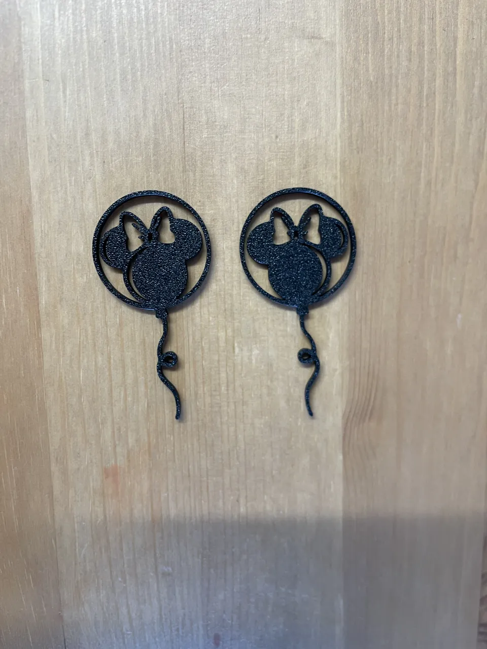 Minnie mouse earrings view 2