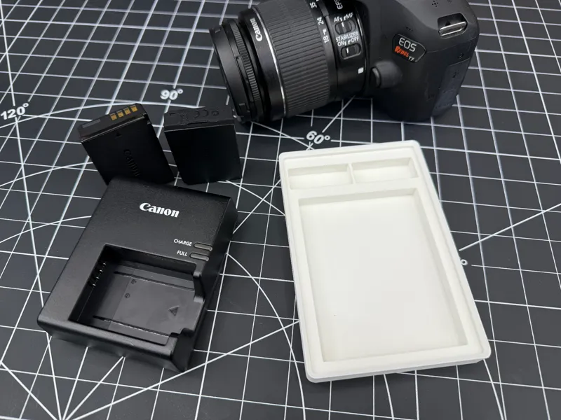 Gridfinity 3x2 for Canon LP-E10 & LC-E10 charger