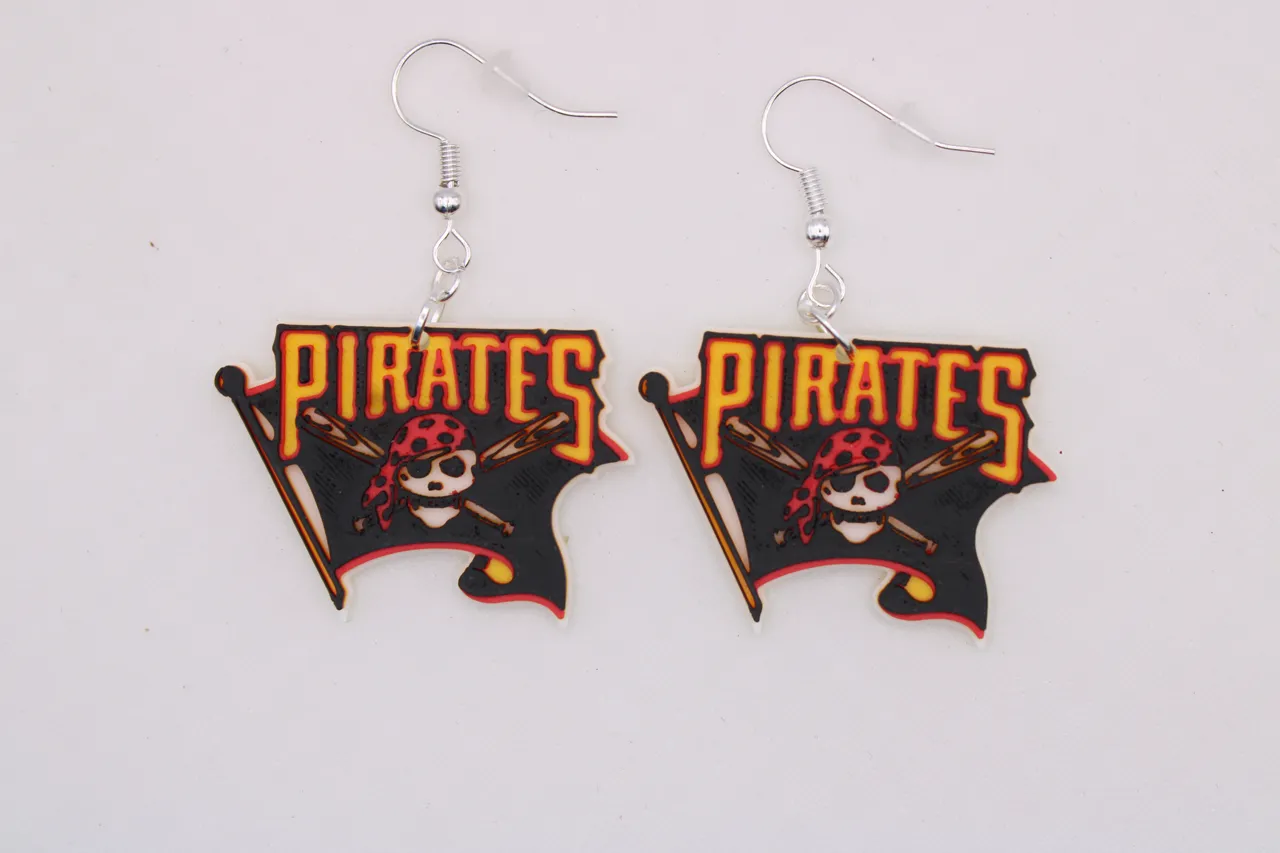 Pittsburg Pirates Earrings view 4