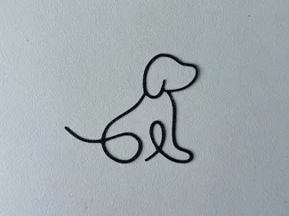 Dog wall art