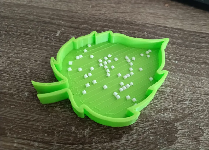 Diamond Beading Tray -leaf