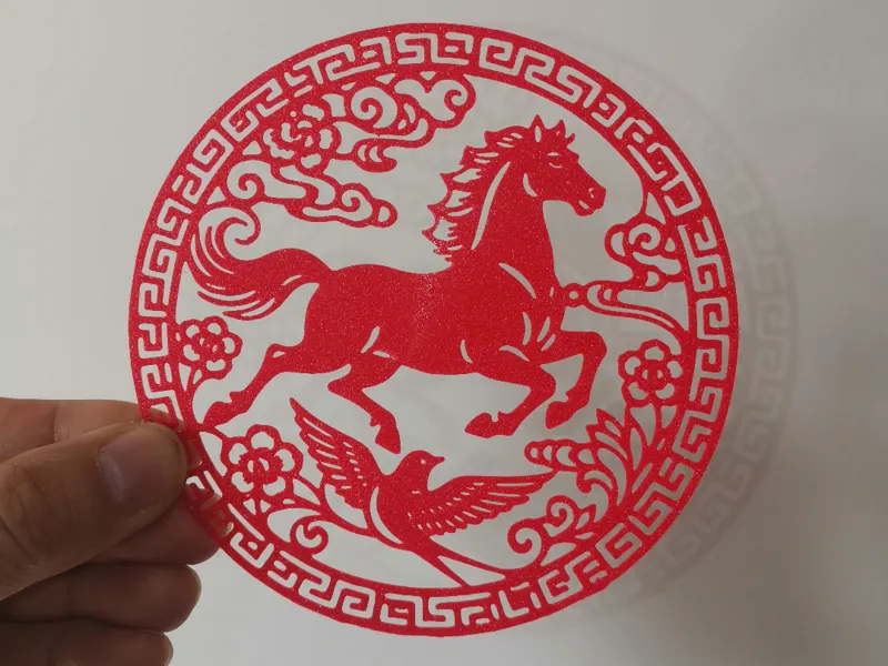 Flying Horse Paper-cutting
