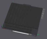 Volle Druckplatte 20x200x2,5mm