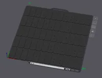 Volle Druckplatte 20x50x2,5mm