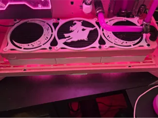 moon and witch themed 120mm fan grills