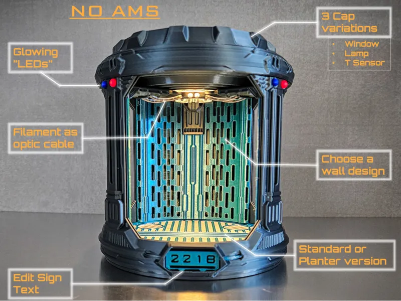 Modular Sci-Fi Containment Capsule