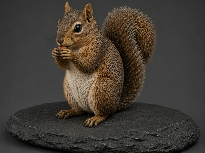 Squirrel with an Acorn