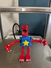 MULTICOLOR (RED-BLUE-YELLOW) GIROID+ and EASY SUPPORTS