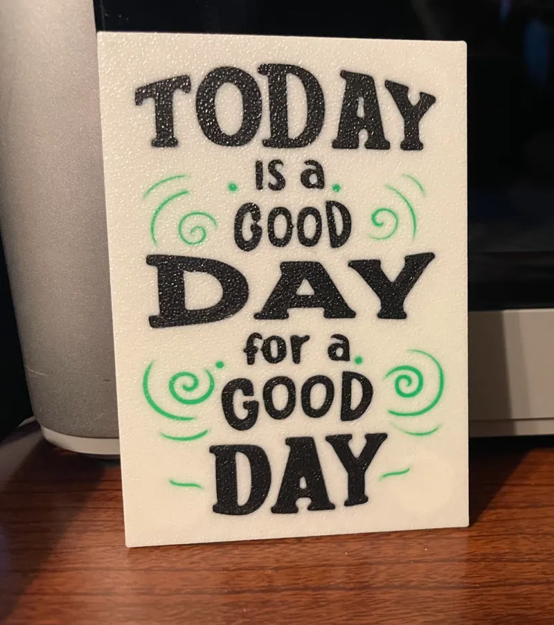Good day refrigerator magnet.