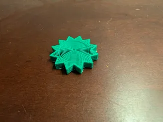 Gear Spinner Fidget – Fast Print, No Supports