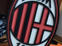 Logo AC Milan sur socle — photo 2