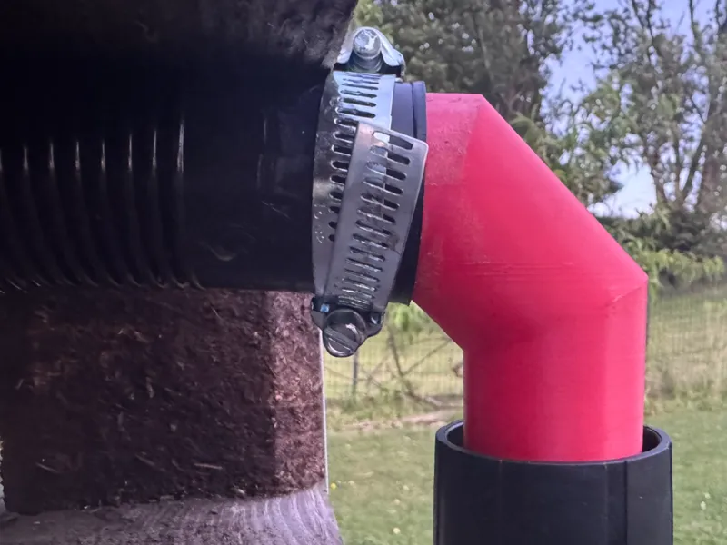 90 Degree pipe for Hecht Solar collector