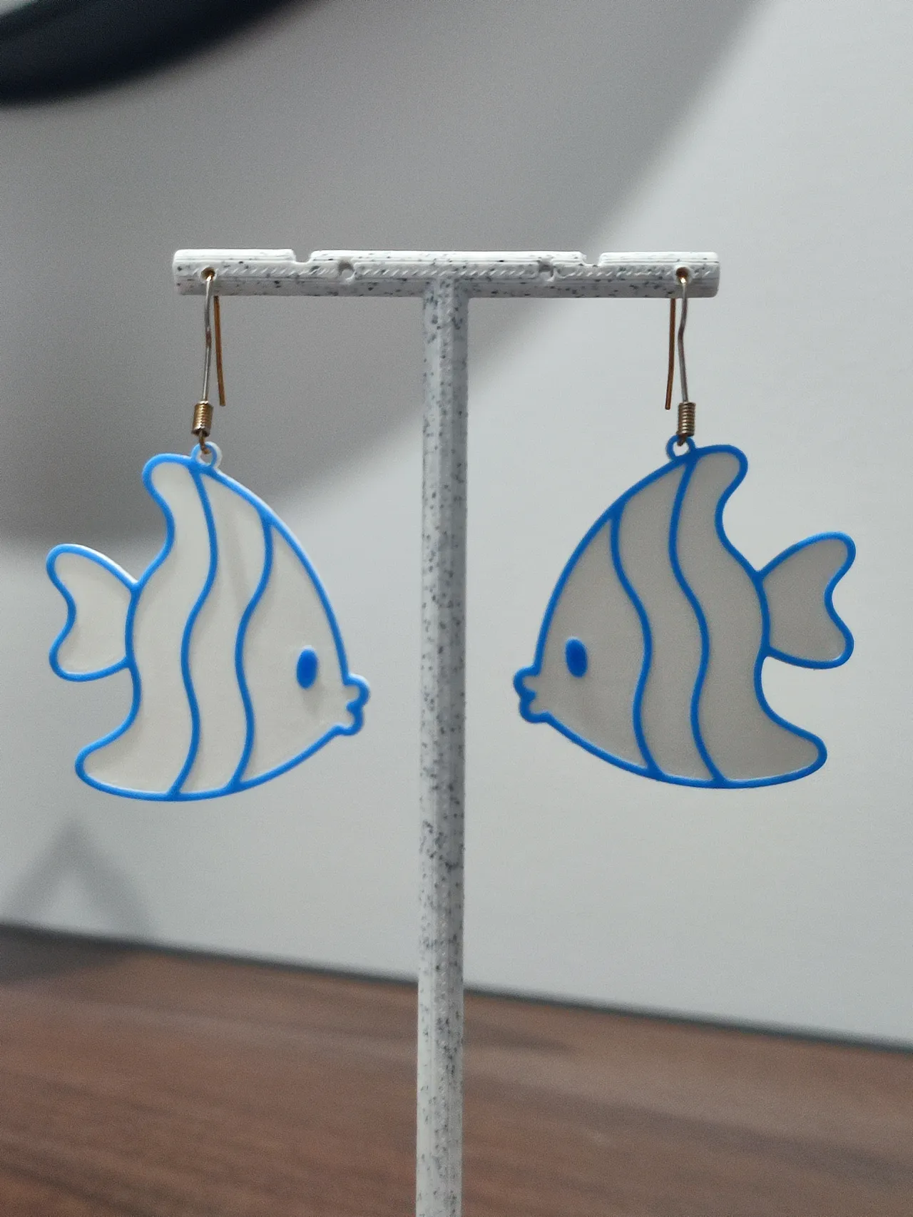 Aretes Pez Ángel Blue Breeze view 3