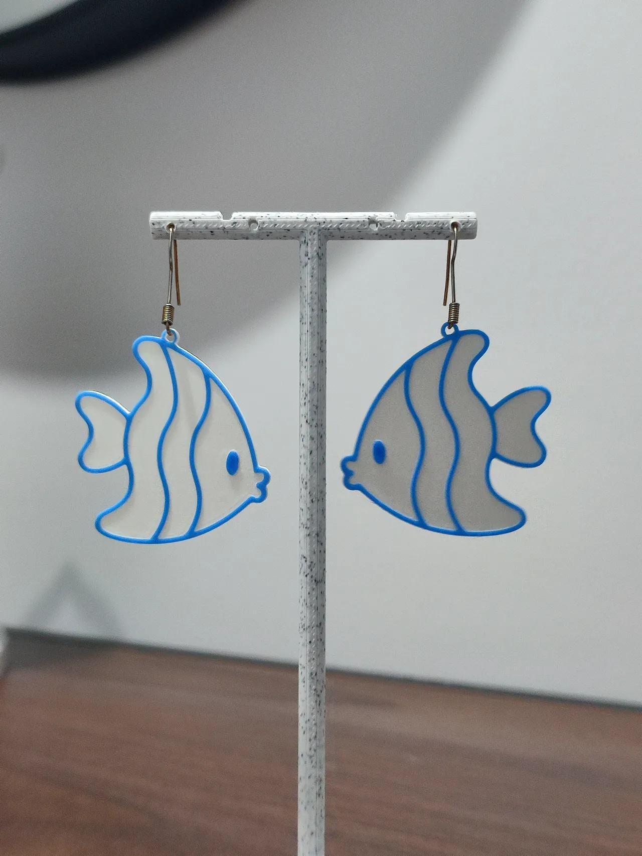 Aretes Pez Ángel Blue Breeze view 2