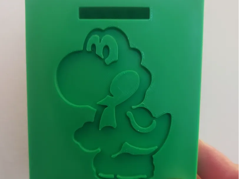 Yoshi piggy bank or money box by RandomGuy - MakerWorld