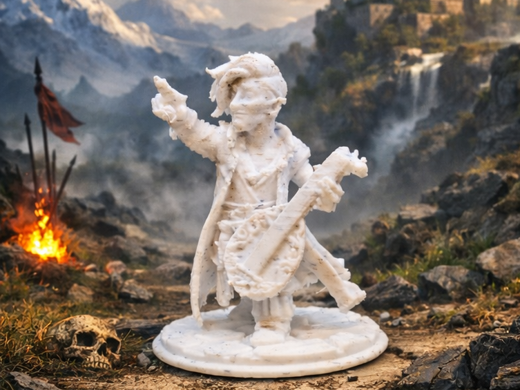 Bard Miniature D&D