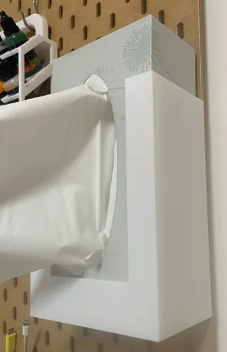 Skadis Halter für Taschentuchbox (mit 2 Haken)