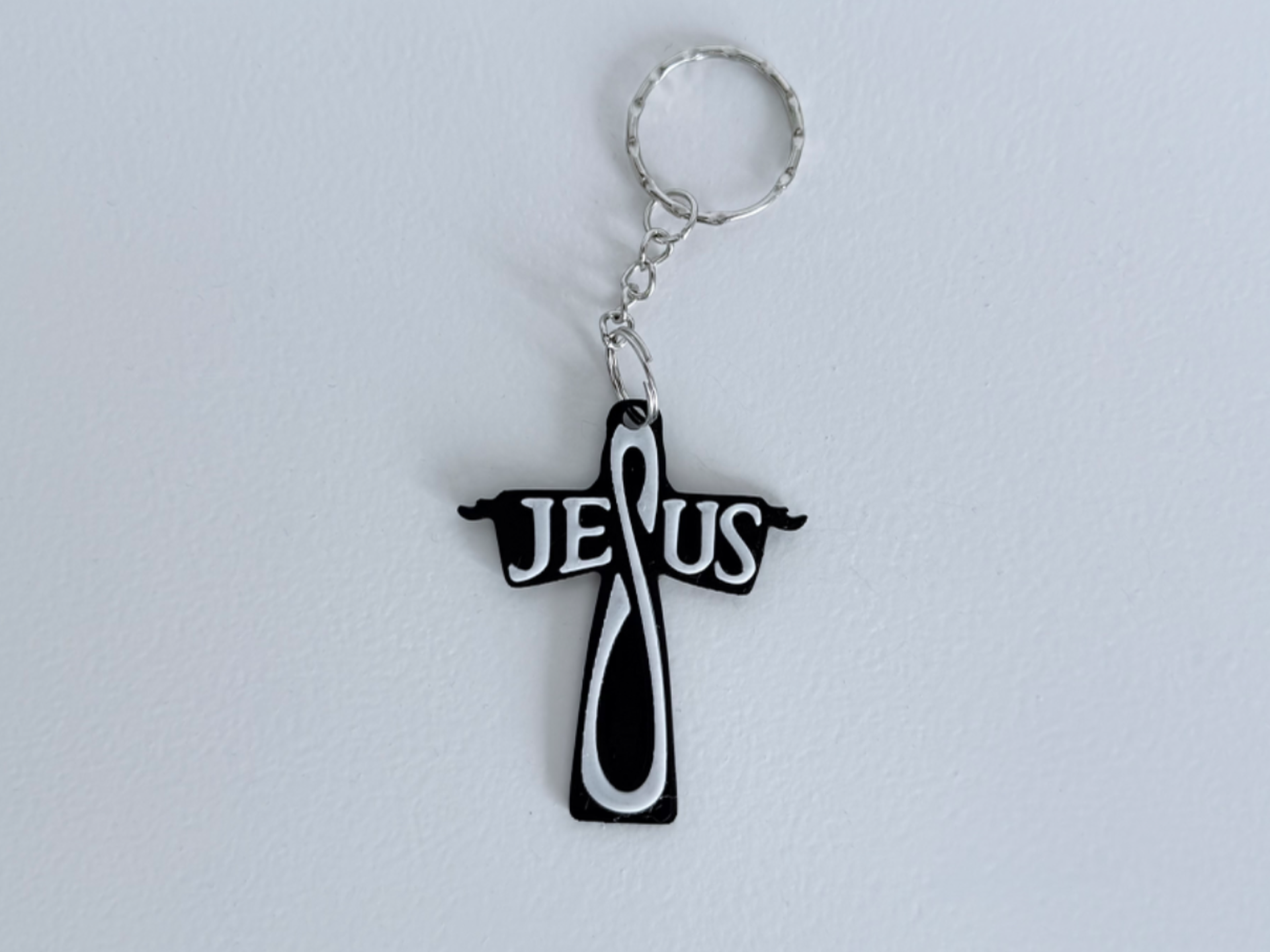 Jesus Cross Keychain – Christian Faith Symbol