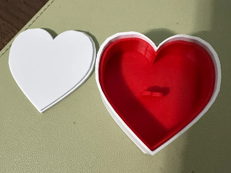 Scatola cuore con doppio fondo