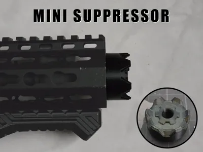 Mini Suppressor 35mm (14mm CCW) - CQB Edition