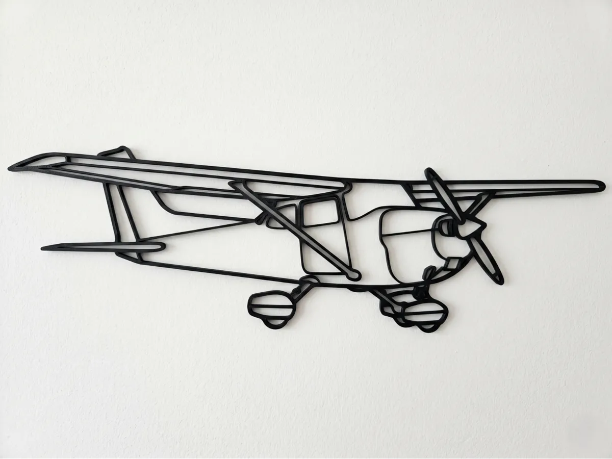 Déco murale isométrique Cessna 172 Skyhawk