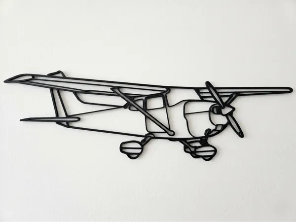 Déco murale isométrique Cessna 172 Skyhawk