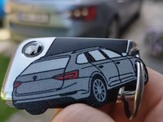 Skoda superb III keychain 