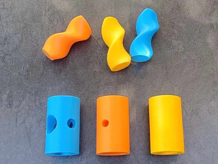 Cylinder pass through anti-stress