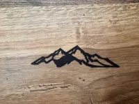 Tableau montagnes — art mural 2D — photo 2