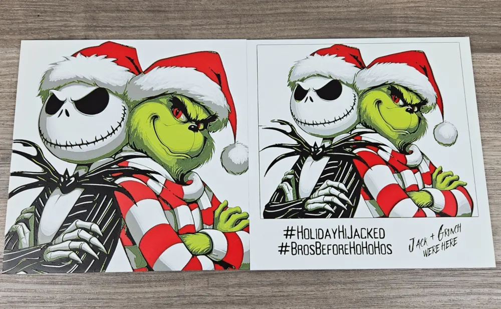 Jack Skellington and The Grinch
