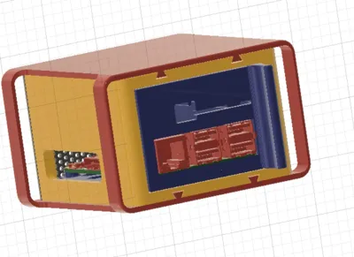 High-profile enclosure for "Appleberry"