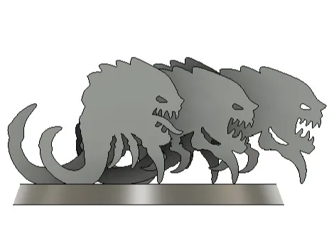 2D Proxy Tyranid  Ripper Swarm