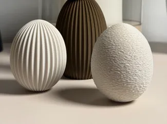 Minimalist Decorative Easter Eggs