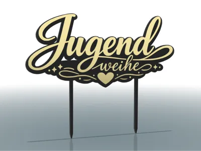 caketopper Jugendweihe